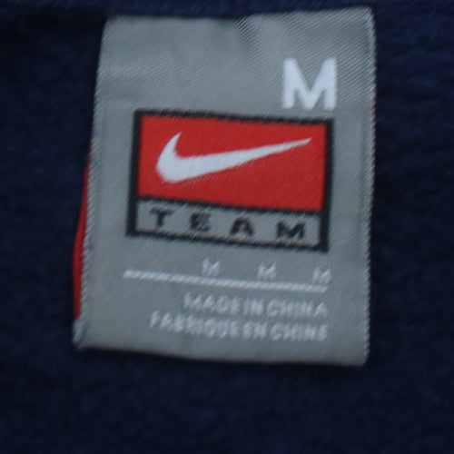 Nike Men’s Blue Cal Pullover Hoodie Size M Graphic Fleece Sweatshirt