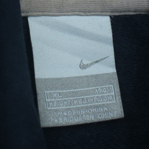 Nike Boys Blue & Grey Pullover Hoodie XL Cotton Logo Sweatshirt