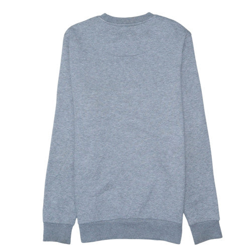 Mercier Men's Grey XS Crew Neck Logo Embroidered Pullover Sweatshirt