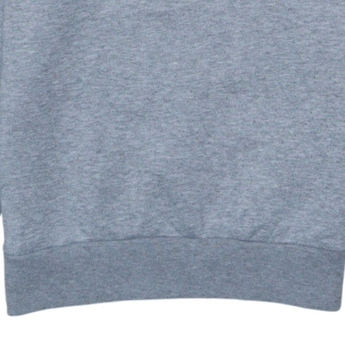 Mercier Men's Grey XS Crew Neck Logo Embroidered Pullover Sweatshirt