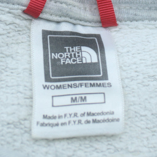 The North Face Womens Grey Pullover Hoodie Medium Embroidered Logo
