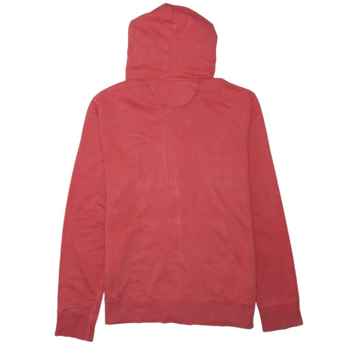 Levi's Women Coral Full Zip Hoodie Medium Cotton Blend