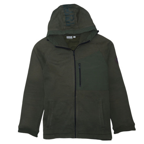 Napapijri Mens Green XL Full Zip Hoodie Jacket