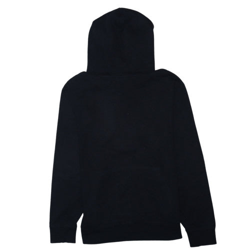 Vans Womens Black Pullover Hoodie L Cotton Blend Logo Sweatshirt