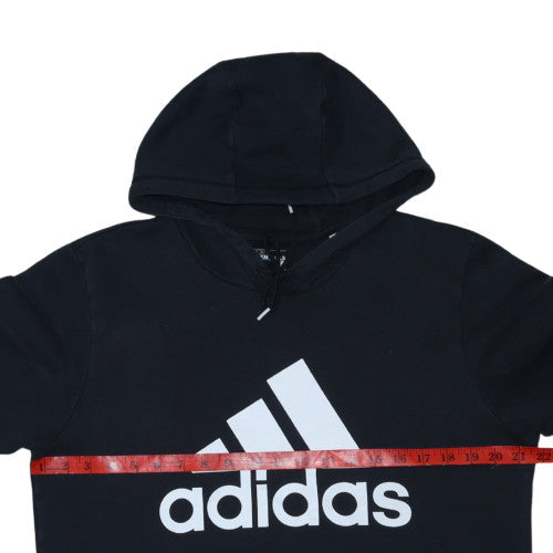 Adidas Men's Black Pullover Hoodie Medium Sport Essentials