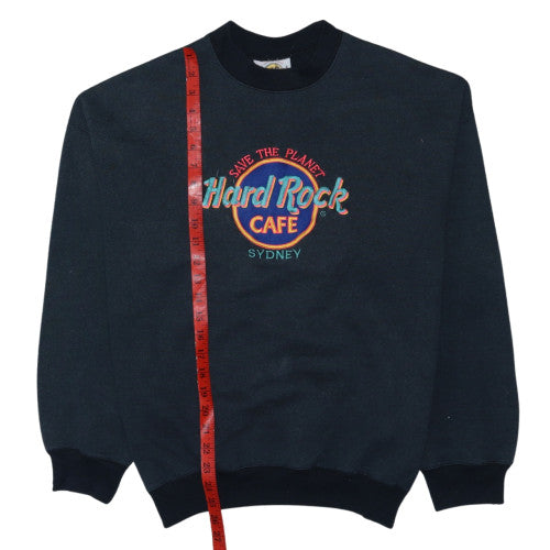 Hard Rock Cafe Sydney Womens Black Medium Pullover Sweatshirt
