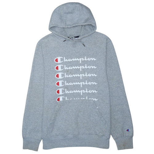 Champion Mens Grey XL Pullover Hoodie Athletic Fleece
