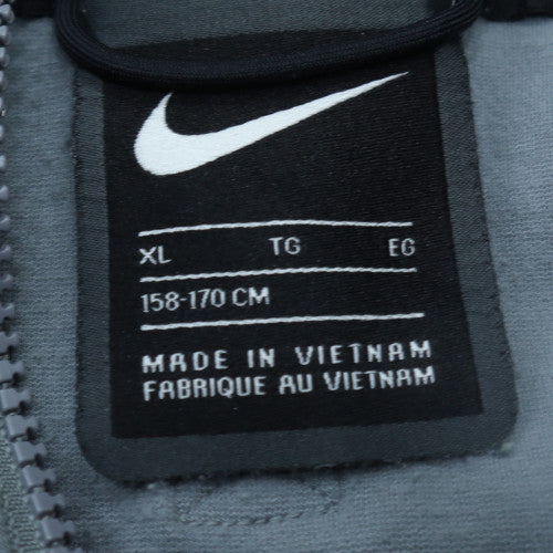 Nike Boys Grey Full Zip Hoodie XL 158-170cm Fleece Lined Activewear