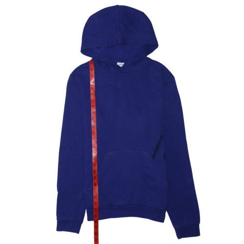 Le Coq Sportif Women Blue Pullover Hoodie Size S Cotton Blend
