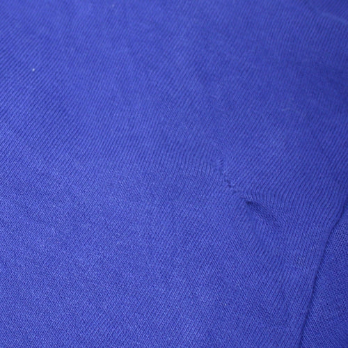 Le Coq Sportif Women Blue Pullover Hoodie Size S Cotton Blend