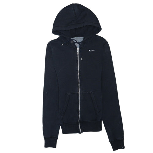 Nike Women's Black XS Full Zip Hoodie Cotton Athletic Dept