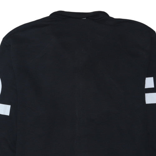 Adidas Men's Black XL Track Jacket Full Zip Sportswear