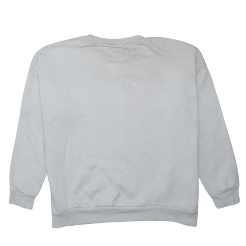 Disney Mickey Mouse White Crew Neck Sweatshirt Women XL