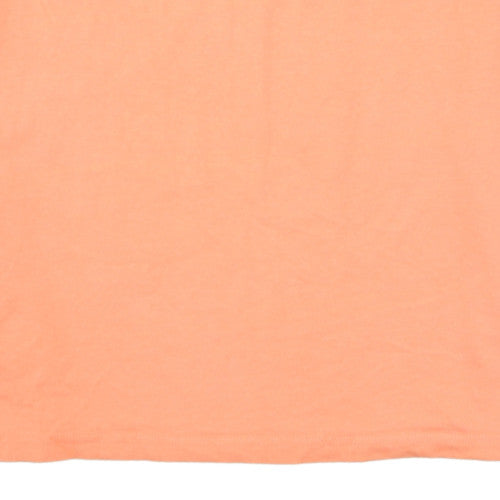Columbia Men's Orange XL Graphic Fish Print Cotton T-Shirt