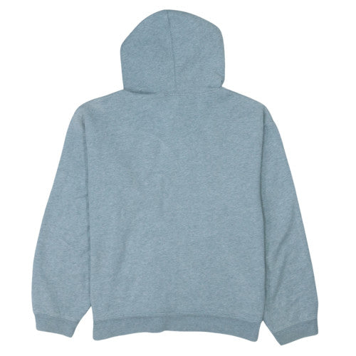GAP Mens Grey Pullover Hoodie L Logo Design Cotton Blend