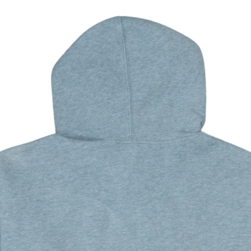 GAP Mens Grey Pullover Hoodie L Logo Design Cotton Blend