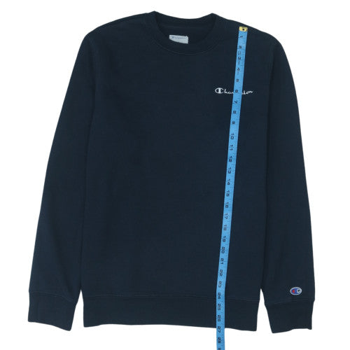 Champion Men's Blue Crew Neck Pullover Sweatshirt M Regular Fit