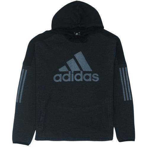 Adidas Men's Black XL Pullover Hoodie Fleece Logo Sportswear