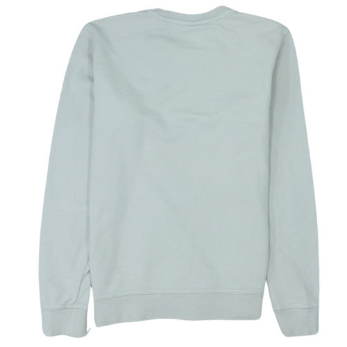 Nike Men's Grey Cotton Crew Neck Sweatshirt M Classic Fit
