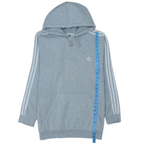 Adidas Men's Grey XL Pullover Hoodie Fleece Sweatshirt