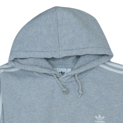 Adidas Men's Grey XL Pullover Hoodie Fleece Sweatshirt