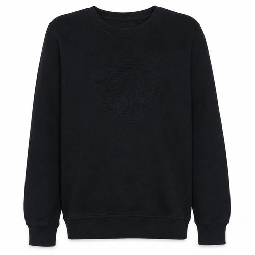 Kenzo Men's Black XL Embroidered Tiger Crew Neck Sweatshirt