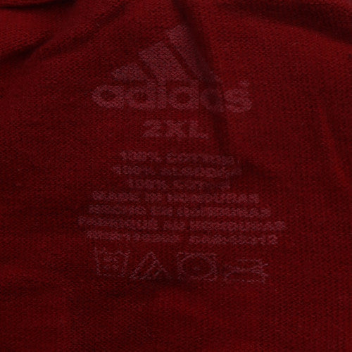Adidas Men's Red Los Angeles Griffin 32 NBA Cotton T-Shirt 2XL