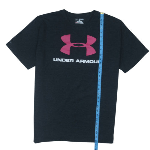 Under Armour Womens Black 2XL HeatGear Relaxed Fit T-Shirt