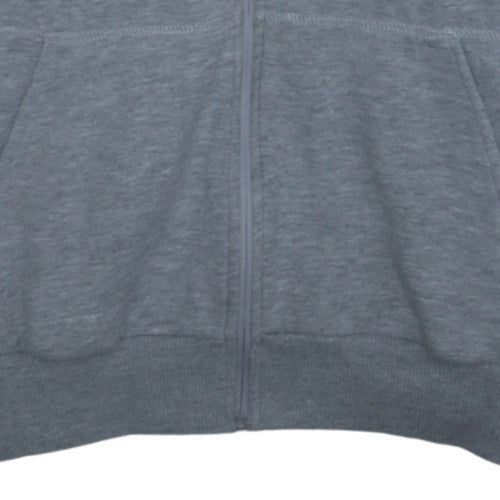 Umbro Men’s Grey Full Zip Hoodie XL Sports Fleece Sweatshirt