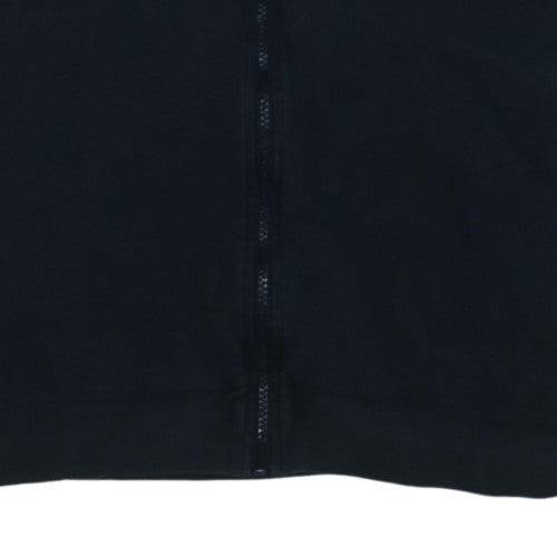 Emporio Armani EA7 Womens Black Full Zip Hoodie Size XL Cotton Blend