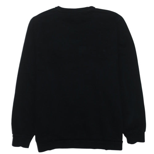 Puma Men's Black 2XL Crew Neck Logo Pullover Sweatshirt