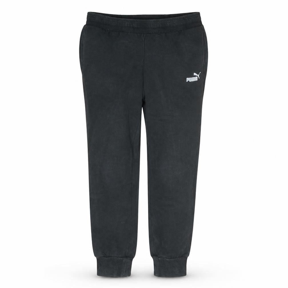 Puma Men's Black Jogger Trousers L Fleece Regular Fit Activewear