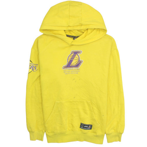Primark NBA Men’s Yellow Lakers Pullover Hoodie L Long Sleeve