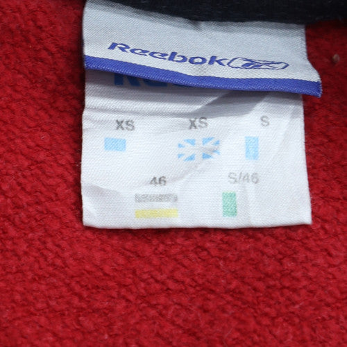 Reebok Men’s Red Small Pullover Crew Neck Fleece Sweatshirt