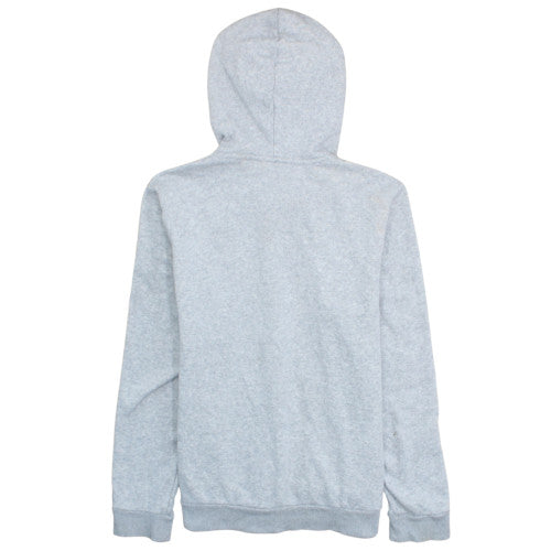 Adidas Women Grey Full Zip Hoodie L Hooded Sweatshirt Casual
