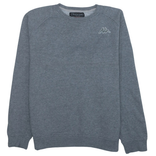 Kappa Mens Grey Medium Crew Neck Pullover Sweatshirt