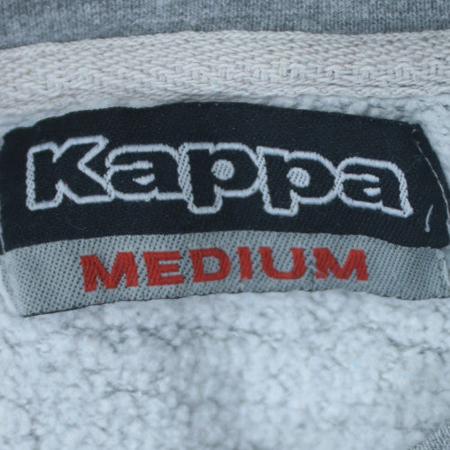 Kappa Mens Grey Medium Crew Neck Pullover Sweatshirt