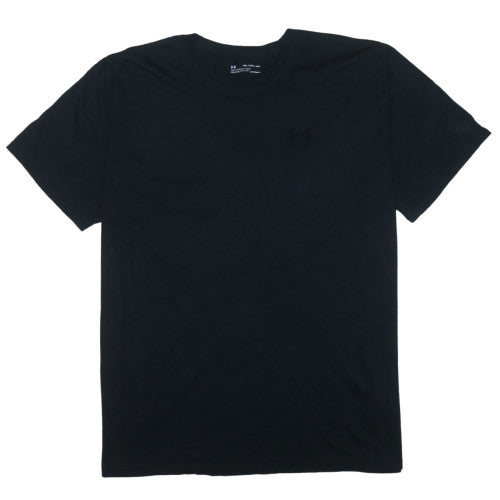 Under Armour Men's Black 4XL HeatGear Loose Fit T-Shirt