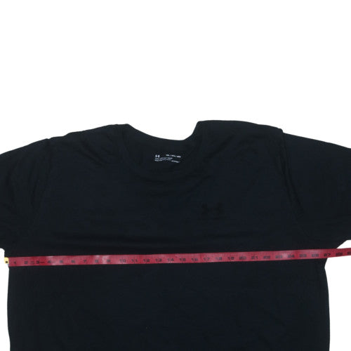 Under Armour Men's Black 4XL HeatGear Loose Fit T-Shirt