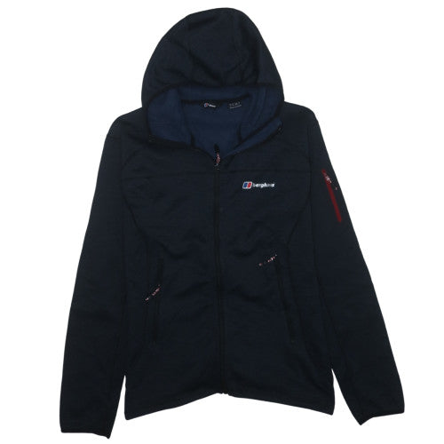 Berghaus Men's Blue Full Zip Hooded Fleece Jacket Size M