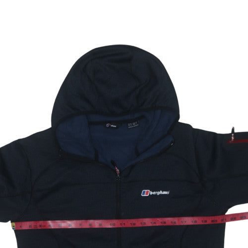 Berghaus Men's Blue Full Zip Hooded Fleece Jacket Size M