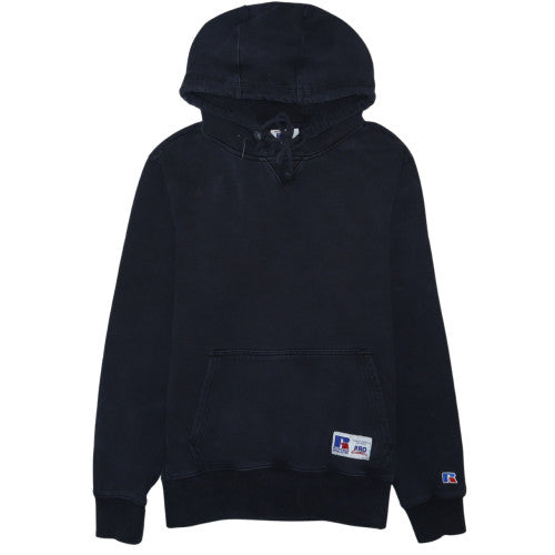 Russell Athletic Mens Black S Pullover Hoodie Fleece Logo