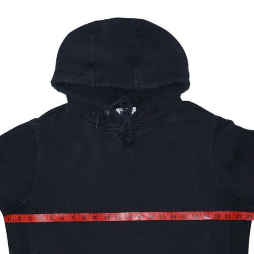 Russell Athletic Mens Black S Pullover Hoodie Fleece Logo