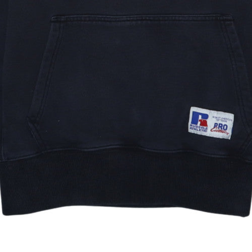 Russell Athletic Mens Black S Pullover Hoodie Fleece Logo