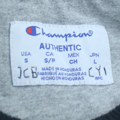 Champion Men's Black Crew Neck Pullover Sweatshirt Size S