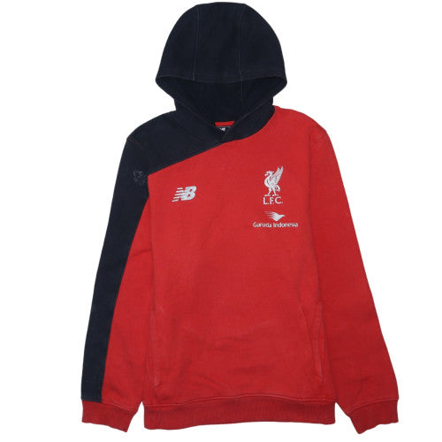 New Balance Mens Red LFC Hoodie Size L Pullover Hooded Sweatshirt