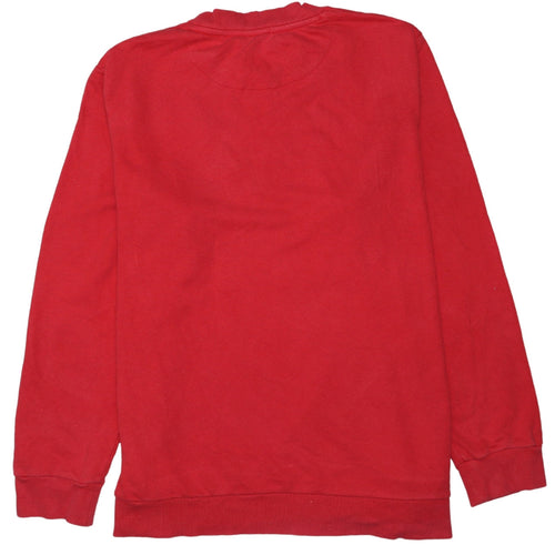 Fila Women Red Crew Neck Pullover Sweatshirt Size 20 Cotton Blend