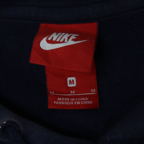 Nike Men's Navy 'Just Do It' Pullover Hoodie Size M