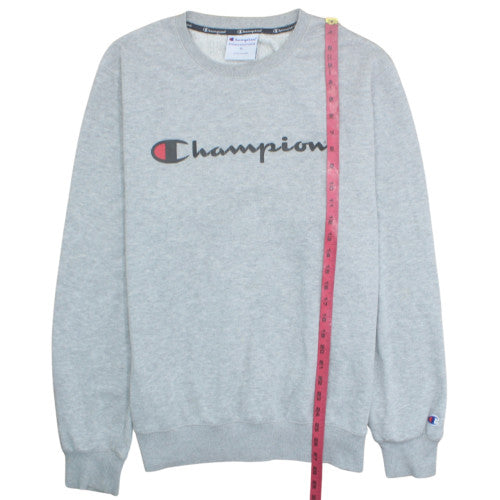 Champion Men's Grey XL Crew Neck Pullover Sweatshirt