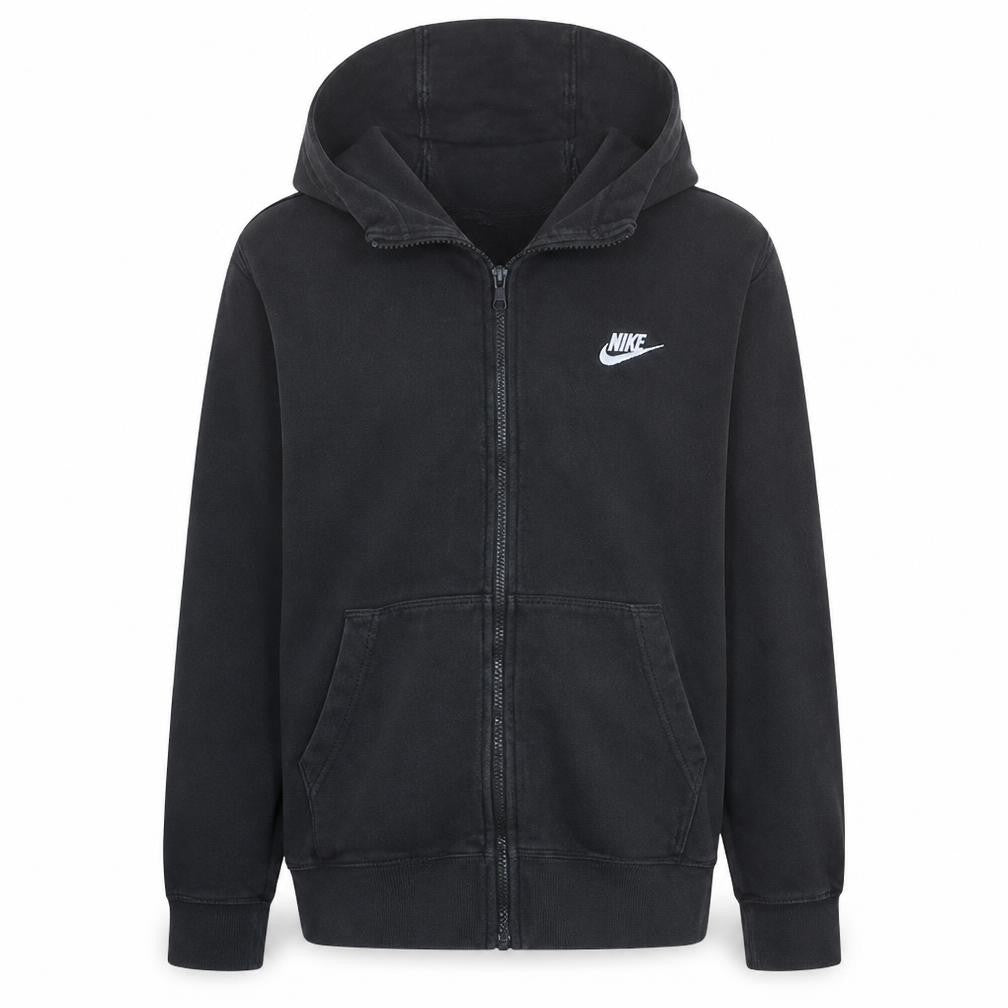 Nike Mens Black Full Zip Hoodie M Fleece Sweatshirt